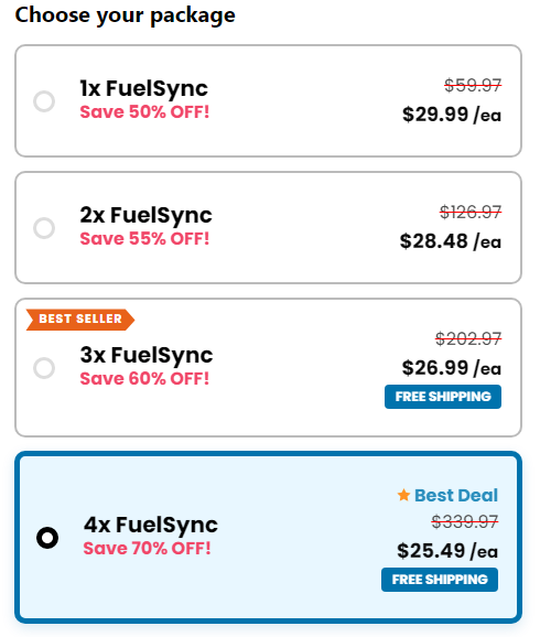 FuelSync Pro price