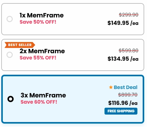 MemFrame Price